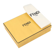 Load image into Gallery viewer, FENDI FF Logo Round Pouch Light Blue7M0359 Leather