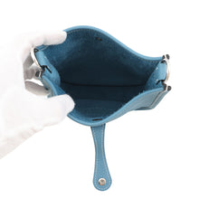 Load image into Gallery viewer, HERMES Evelyne Long New Blue Jean Taurillon Clemence Size TPM