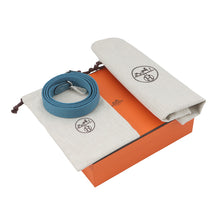 Load image into Gallery viewer, HERMES Evelyne Long New Blue Jean Taurillon Clemence Size TPM