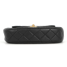 将图像加载到图库查看器中,CHANEL Matelasse Top Handle 2-Way Bag BlackAS4569 Lambskin