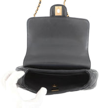 将图像加载到图库查看器中,CHANEL Matelasse Top Handle 2-Way Bag BlackAS4569 Lambskin