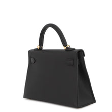 将图像加载到图库查看器中,HERMES Mini Kelly 2 Black Epsom