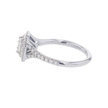 Load image into Gallery viewer, TIFFANY&Co. Soleste Cushion Cut Double Halo Engagement Ring Size Approximately No. 13 Pt950