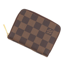 Load image into Gallery viewer, LOUIS VUITTON Zippy Coin Purse BrownN63070 Damier Ebene Canvas