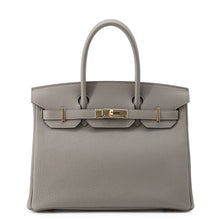 Load image into Gallery viewer, HERMES Birkin Gris Meyer Togo Leather Size 30