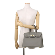 Load image into Gallery viewer, HERMES Birkin Gris Meyer Togo Leather Size 30