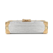 Load image into Gallery viewer, LOUIS VUITTON Petite Malle Silver/GoldM54652 Epi Metallic