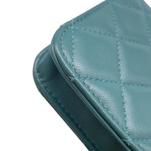 Load image into Gallery viewer, CHANEL Matelasse flap coin purse GreenAP2200 Lambskin