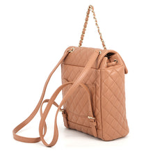 Load image into Gallery viewer, CHANEL Matelasse Backpack BrownA91121 Lambskin Size Small