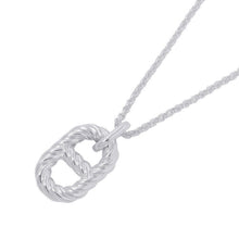 将图像加载到图库查看器中,HERMES Chaine d'Ancre Area II Twist Necklace Size GM SV925