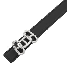 Load image into Gallery viewer, HERMES Belt Buckle Parade & Leather Belt Kit 24 Size 70 Black/EtoupeH012161UK05 Swift Leather Epsom
