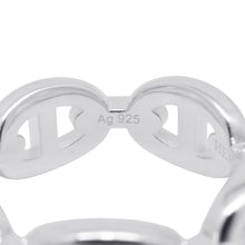 Load image into Gallery viewer, HERMES Chaine d'Ancre Anchene Ring Size PM/52/#12 SV925