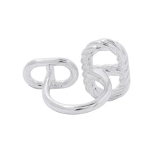 Load image into Gallery viewer, HERMES Chaine d'Ancre Area 2 Torsade Ring Size 52/#12H126635B SV925