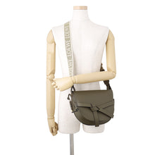 Load image into Gallery viewer, LOEWE Gate Bag Shoulder Bag Autumn GreenA650T20X40 4357 Calf Leather Size Small