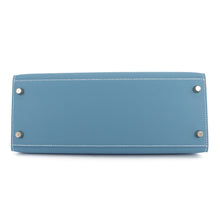 Load image into Gallery viewer, HERMES Kelly Sellier New Blue Jean Epsom Size 28