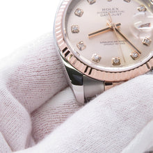 Load image into Gallery viewer, ROLEX Datejust W36mm Stainless Steel 18KPG Pink Dial116231G