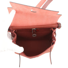 Load image into Gallery viewer, HERMES Herbag zip Rouge H Vache Hunter Leather Toile Military Size Mini