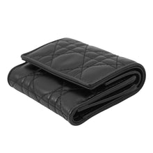 Load image into Gallery viewer, Dior Lady Dior Lotus Wallet BlackS0181ONMJ_M900 Lambskin