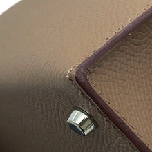 Load image into Gallery viewer, HERMES Mini Kelly 2 Tricolor Etoupe/Ecorce/Black Epsom