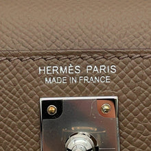 Load image into Gallery viewer, HERMES Mini Kelly 2 Tricolor Etoupe/Ecorce/Black Epsom