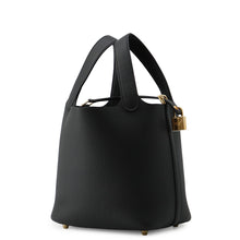 Load image into Gallery viewer, HERMES Picotin Lock Black Taurillon Clemence Size PM