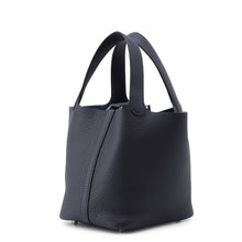 Load image into Gallery viewer, HERMES Picotin Lock Blue Nuit Taurillon Clemence Size PM