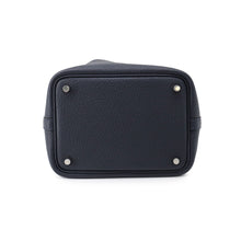 Load image into Gallery viewer, HERMES Picotin Lock Blue Nuit Taurillon Clemence Size PM