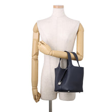 Load image into Gallery viewer, HERMES Picotin Lock Blue Nuit Taurillon Clemence Size PM