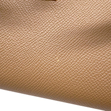 将图像加载到图库查看器中,HERMES Kelly Wallet Long Togo Verso Chai/Mauve Sylvestre Epsom