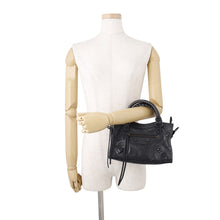 Load image into Gallery viewer, BALENCIAGA Le City Bag Black806395 Leather Size Mini