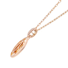 Load image into Gallery viewer, CARTIER Logo Double C Diamond NecklaceB7219200 18K Pink Gold