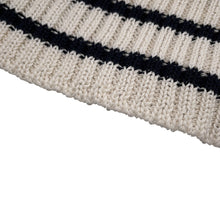 Load image into Gallery viewer, Dior Border Sailor Knit Size 36 White/Navy214S27AM731 Cotton100%