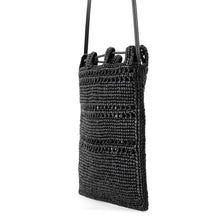 Load image into Gallery viewer, LOEWE Drawstring pocket BlackC756PHPX05 1100 Raffia