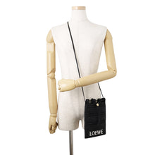 Load image into Gallery viewer, LOEWE Drawstring pocket BlackC756PHPX05 1100 Raffia