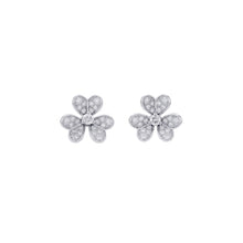 将图像加载到图库查看器中,Van Cleef & Arpels Frivol Earrings mini model Size MiniVCARP3W100 18K White Gold