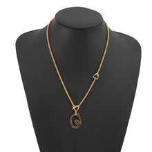 Load image into Gallery viewer, HERMES Tonnerre Necklace Size PM Black Metal