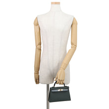 Load image into Gallery viewer, HERMES Mini Kelly 2 Tricolor Vert Mangrove/Green Pantan/Black Epsom