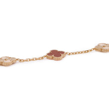 Load image into Gallery viewer, Van Cleef & Arpels Vintage Alhambra Bracelet 5 motifsVCARP7RP00 18K Pink Gold