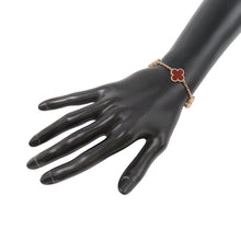 Load image into Gallery viewer, Van Cleef & Arpels Vintage Alhambra Bracelet 5 motifsVCARP7RP00 18K Pink Gold