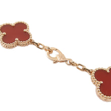 Load image into Gallery viewer, Van Cleef & Arpels Vintage Alhambra Bracelet 5 motifsVCARP7RP00 18K Pink Gold