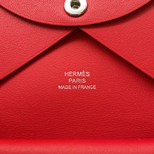 Load image into Gallery viewer, HERMES Calvi Duo Dachshund Rouge Tomate Swift Leather