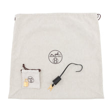 Load image into Gallery viewer, HERMES Herbag zip Black Toile Military Vache Hunter Leather Size PM