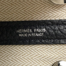 将图像加载到图库查看器中,HERMES Neo Garden Black Negonda Leather Size 23