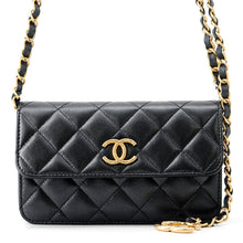 Load image into Gallery viewer, CHANEL Fawn holder GunmetalAP3482 Caviar Leather Size 17