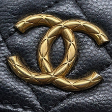 Load image into Gallery viewer, CHANEL Fawn holder GunmetalAP3482 Caviar Leather Size 17