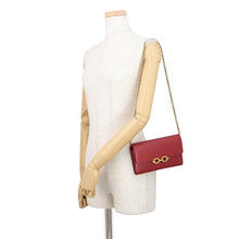 将图像加载到图库查看器中,SAINT LAURENT PARIS Le Maillon WOC Wallet-on-Chain Opium Red696608 Calf Leather