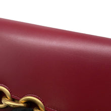 将图像加载到图库查看器中,SAINT LAURENT PARIS Le Maillon WOC Wallet-on-Chain Opium Red696608 Calf Leather