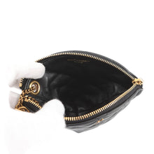 将图像加载到图库查看器中,SAINT LAURENT PARIS Sado Coin Purse Black802198 Lambskin