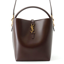 Load image into Gallery viewer, SAINT LAURENT PARIS Le 37 Bucket Bag Brown742828 Calf Leather