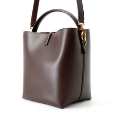 Load image into Gallery viewer, SAINT LAURENT PARIS Le 37 Bucket Bag Brown742828 Calf Leather